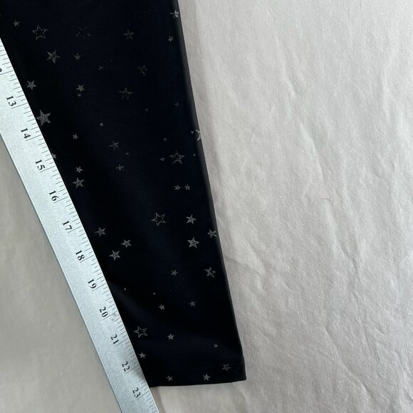 Beyond Yoga Tossed Star High Waist Crop Leggings Size S Iridescent Sparkle Black - Picture 11 of 12